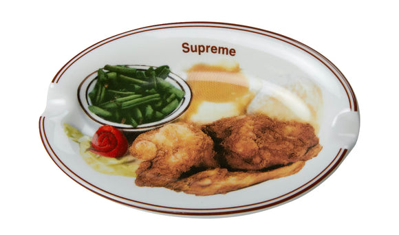 SUPREME CHICKEN DINNER PLATE ASHTRAY